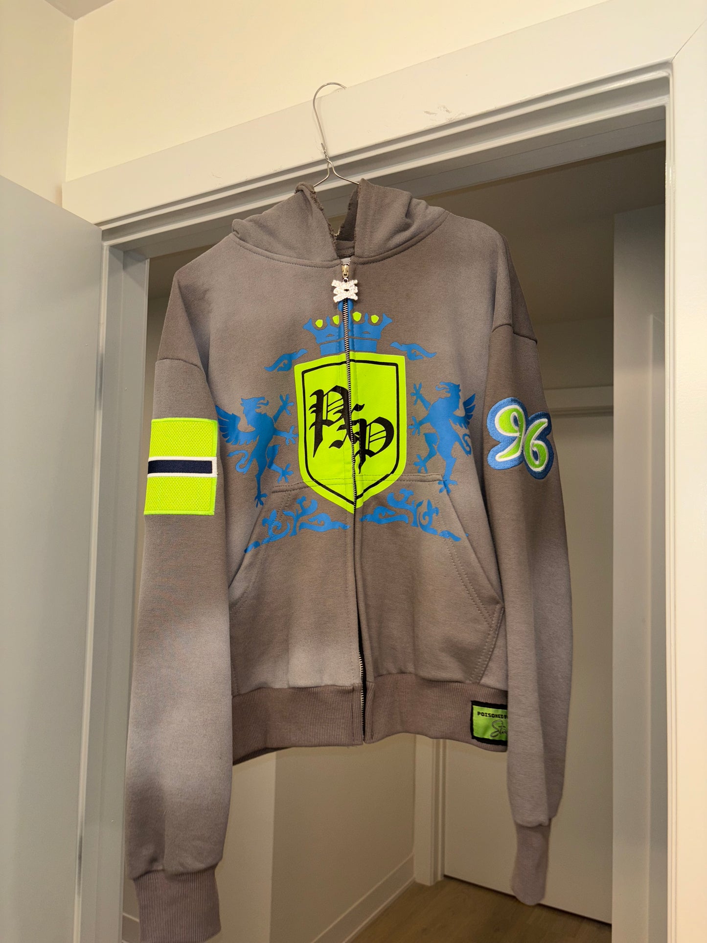Grey National Zip-Up