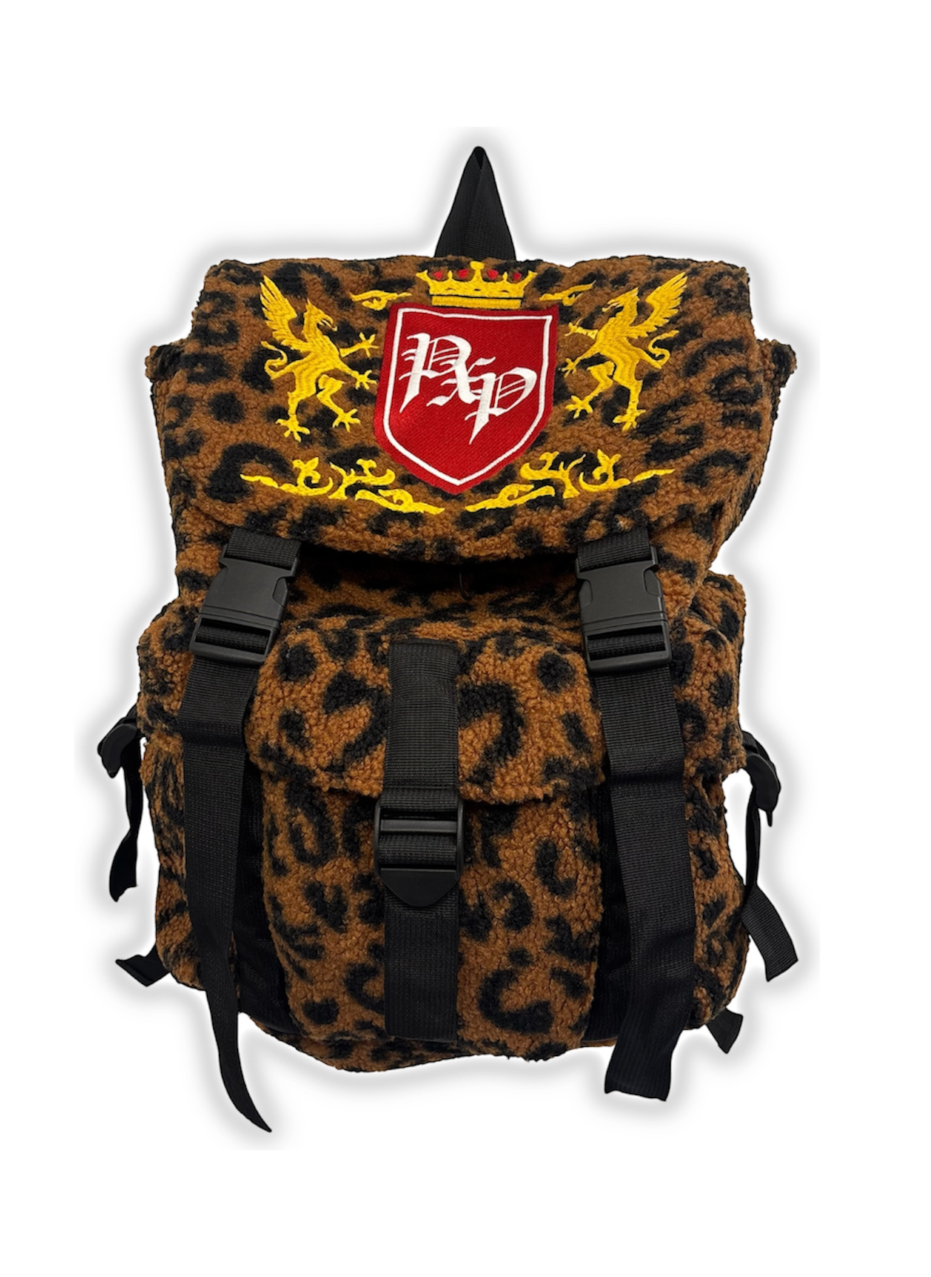 LEOPARD SHERPA BACKPACK*